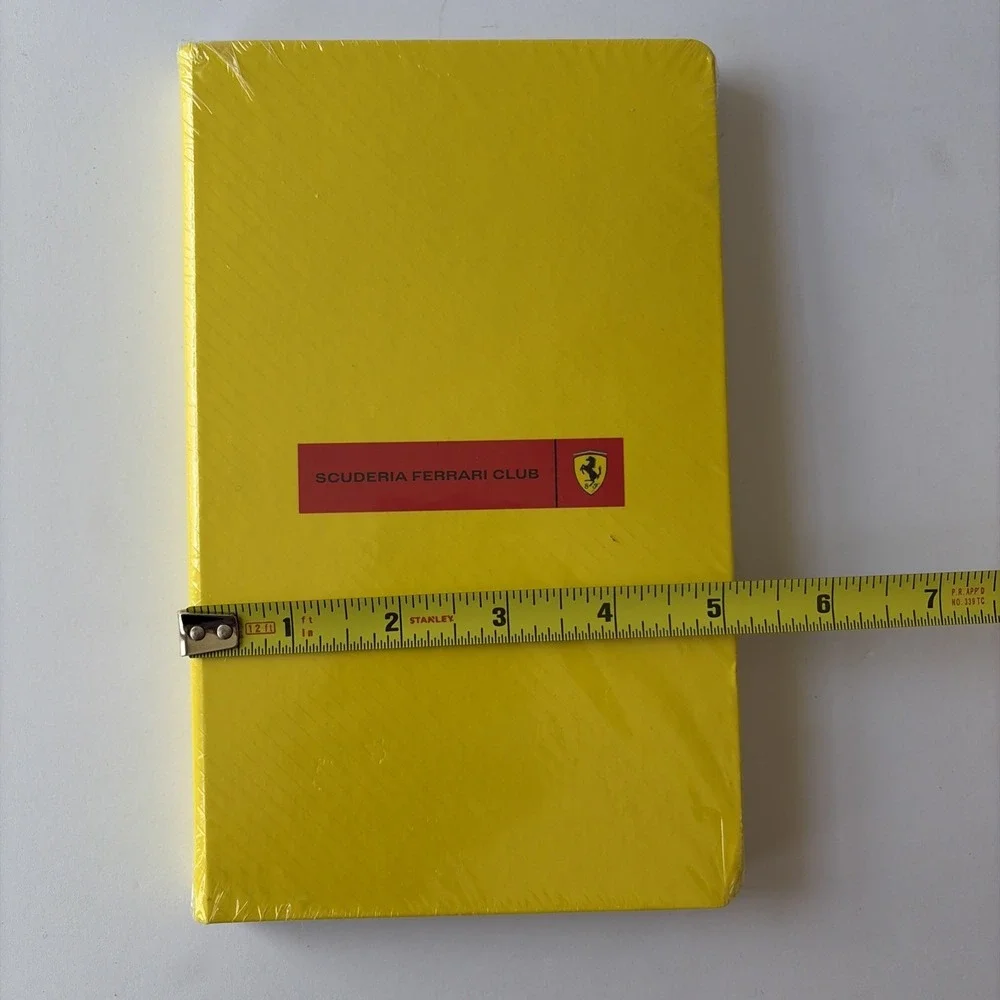 Scuderia Ferrari Club Notebook Yellow Made in Italy New‎ Sealed Official Merch